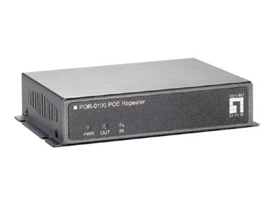 LevelOne POR-0100 PoE Repeater, Network Cascadable