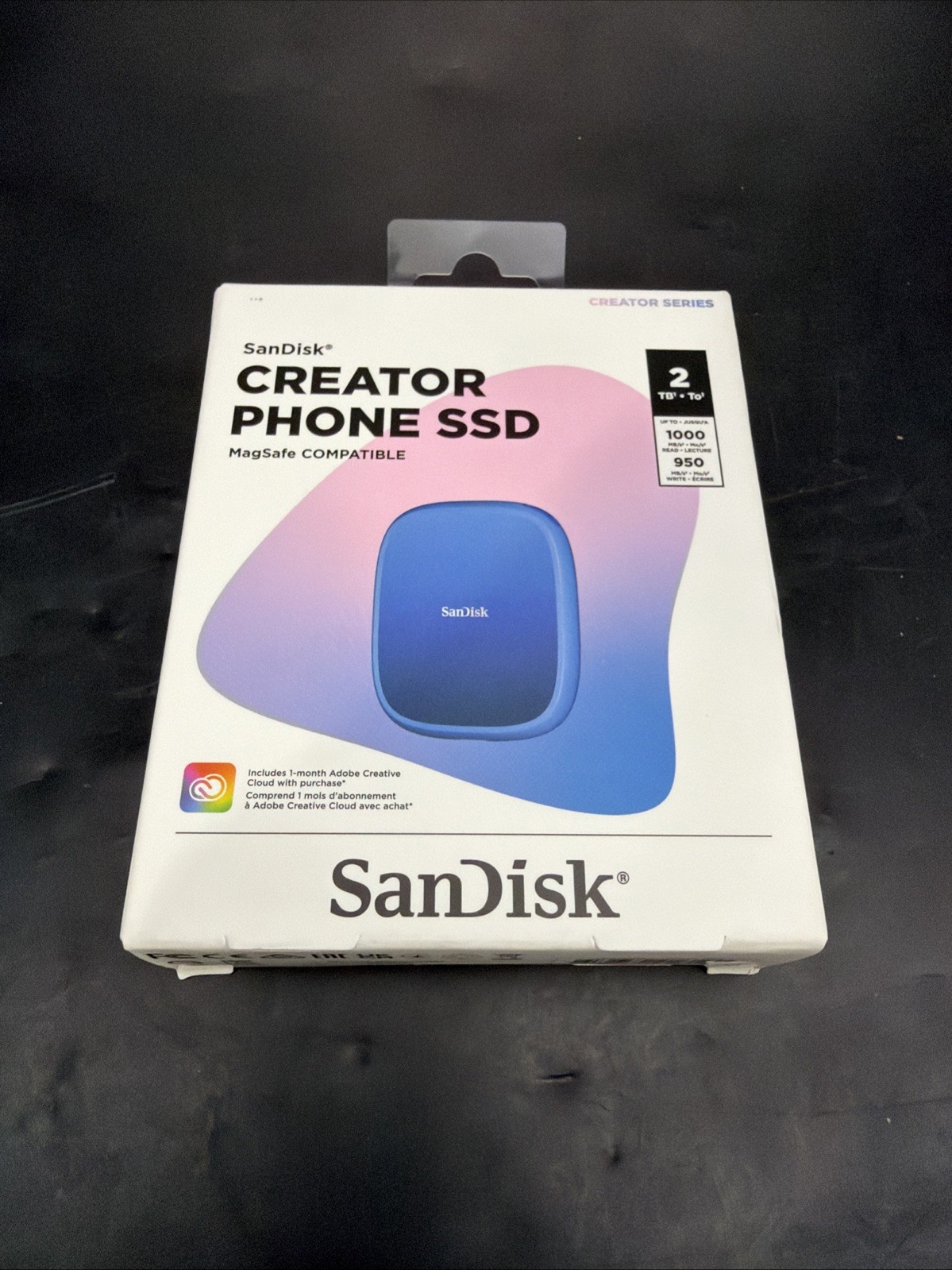 BRAND NEW SanDisk Creator Phone SSD MagSafe Compatible 2TB