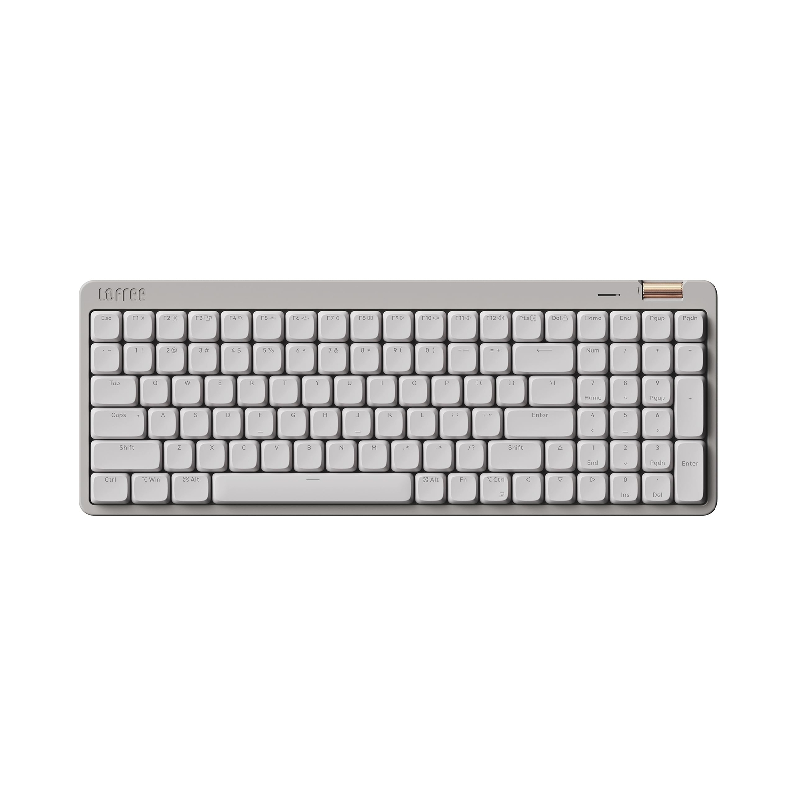 Flow Lite 100 Keys Low Profile Mechanical Keyboard, Swappable Rechargeable Wi...
