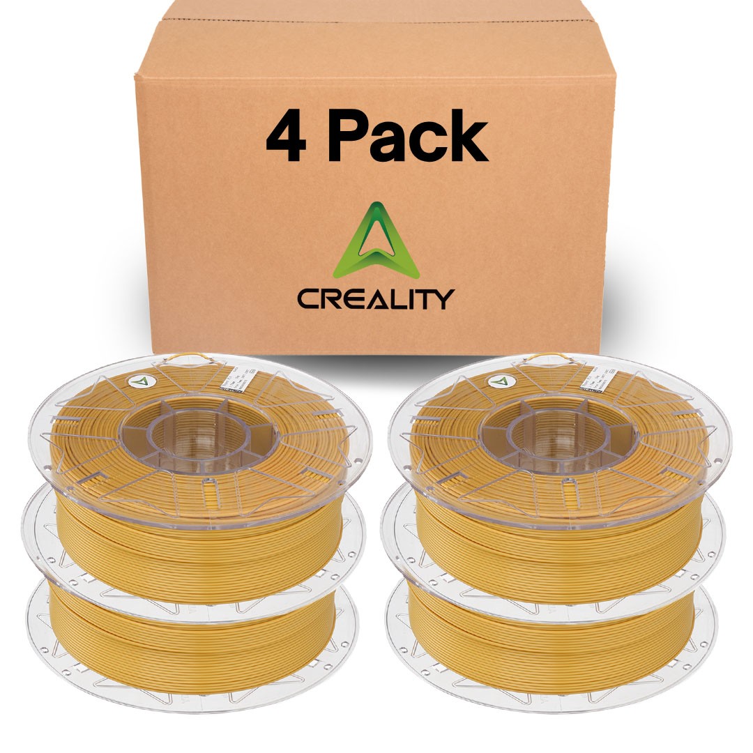 Creality Hyper PLA RFID Gold Filament 4 Pack 1.75mm 1kg High Speed 3301010459