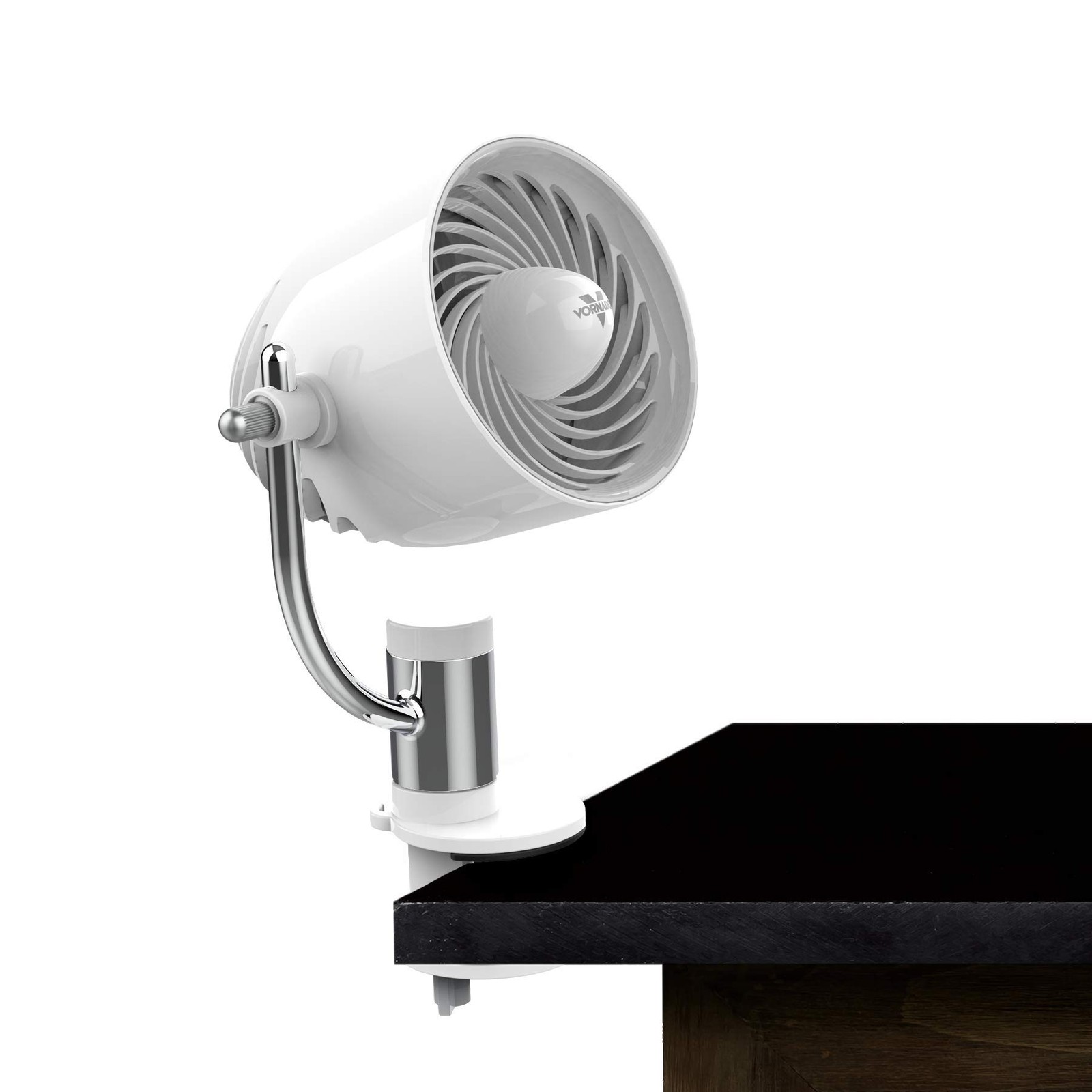 Vornado Pivot Clip Personal Air Circulator, 3-Speed, Portable Personal, White