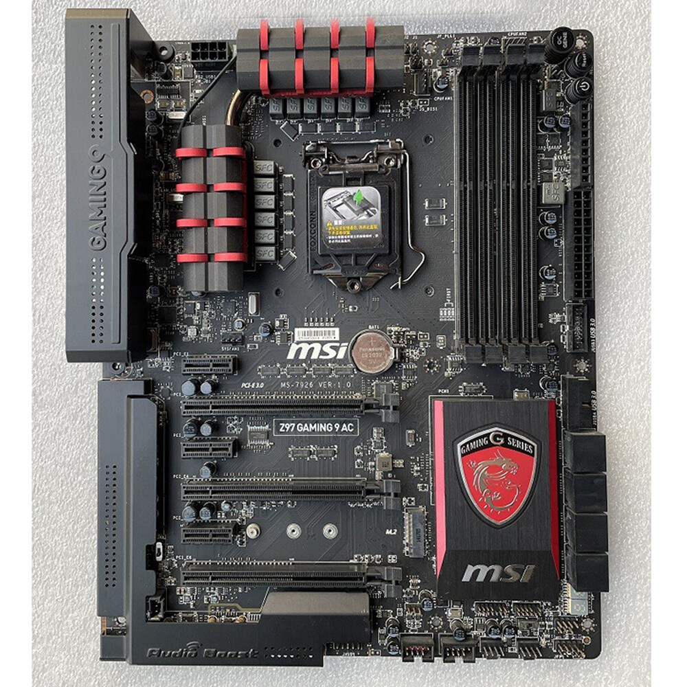 For MSI Z97 GAMING 9 AC LGA1150 Intel Z97 DDR3 32GB ATX Motherboard
