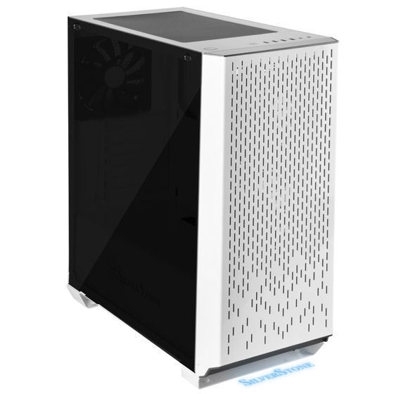 Silverstone SST-PM02W-G (White + Tempered Glass Window) ATX/MATX Primera Chasis