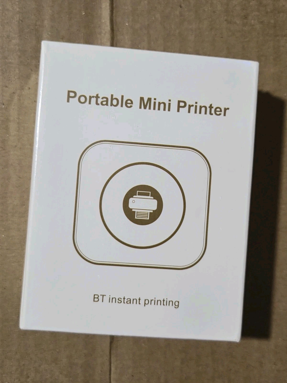 Portable Mini Printer- BT instant Printing- Fun Print App - Photos Website Label