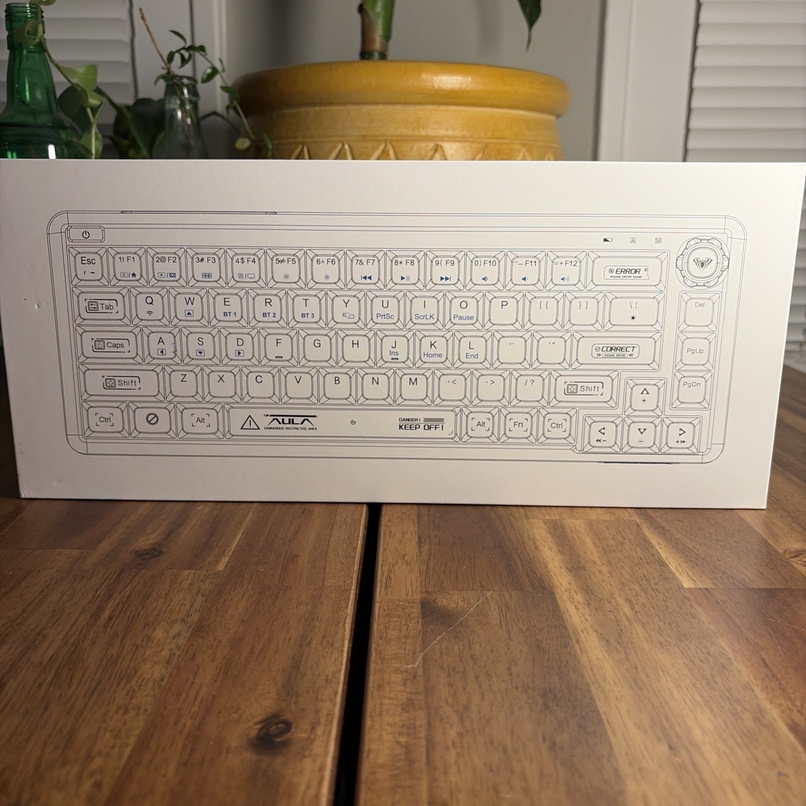 AULA Wind F68 Pro Wireless/2.4G/Wired Mechanical Keyboard WHITE
