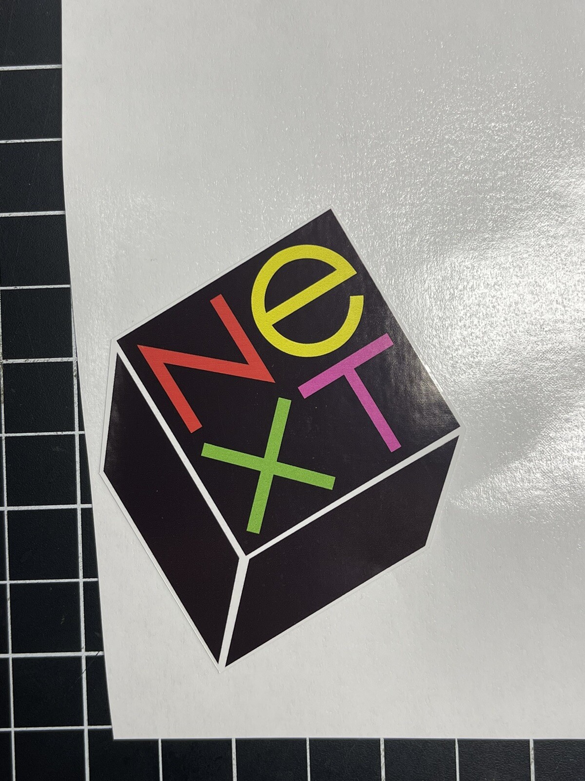 Next Computer Cube logo Decal Heavy Vinyl Qty. 2