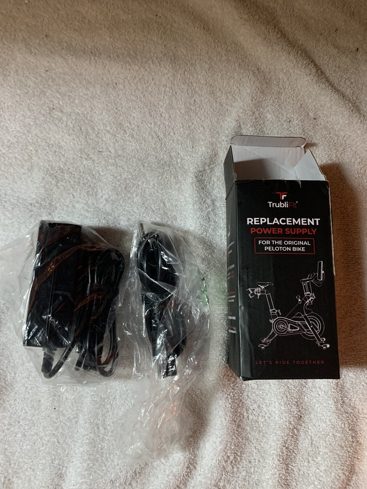 TrubliFit Power Supply Charger Replacement for The Original Peloton Black 
