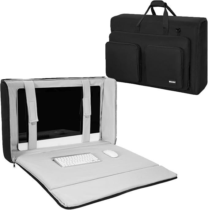 WELIDAY Padded Monitor Carrying Case