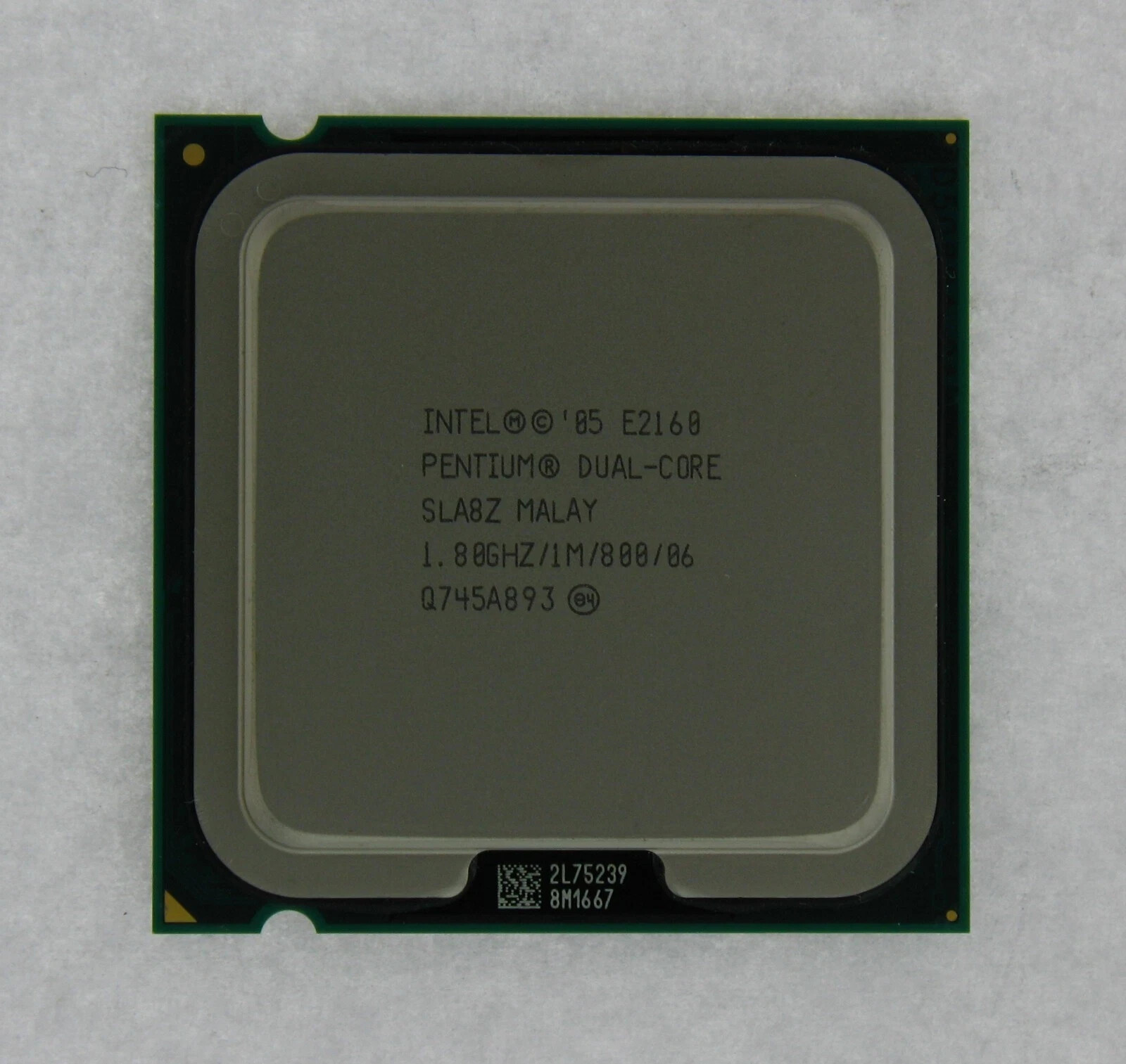Intel Pentium E2160 Dual-Core 1.8Ghz 1M 800Mz LGA775 CPU Processor Grade B SLA8Z
