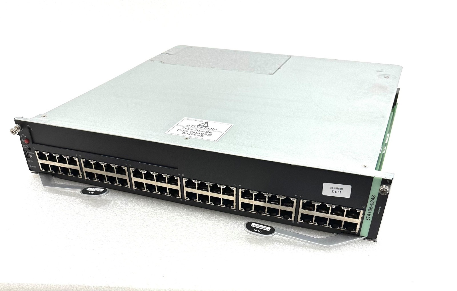 ST4106-0248 Enterasys S130 Class I/O Module - 48 Ports RJ45 PoE (802.3at) CHASSI