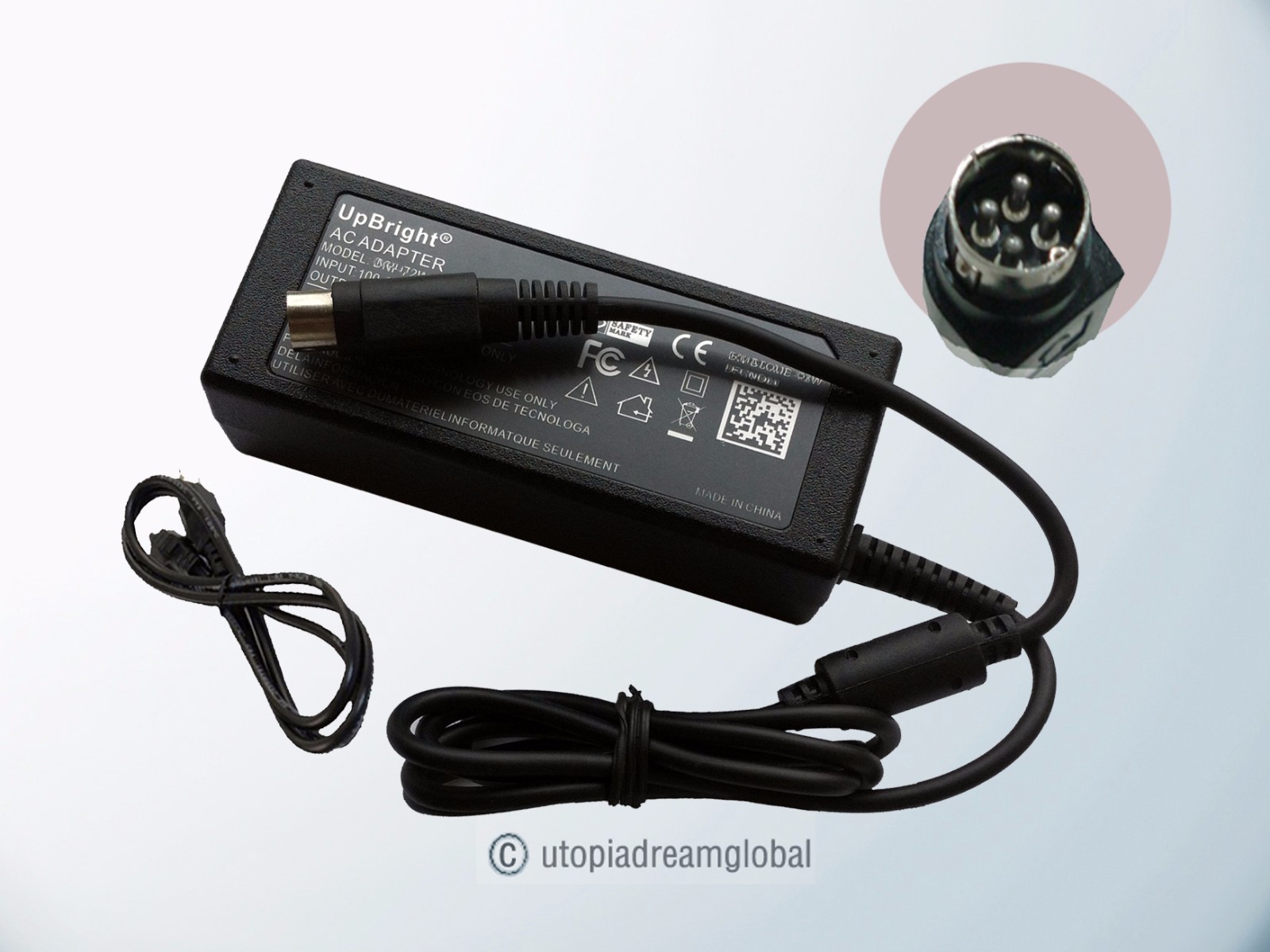 AC Adapter For EDAC EDACPOWER ELEC. MW MN Power EA10521C-120 EA10521C120 Charger