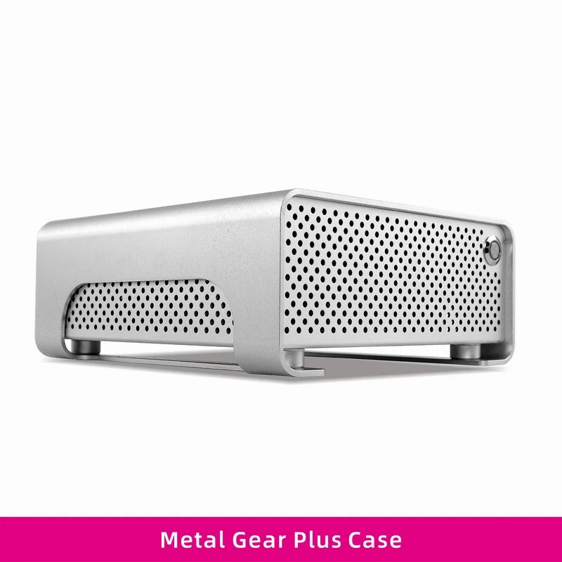 MetalGear Plus Aluminum Mini HTPC Case Mini ITX Cases Computer Gaming PC Desktop