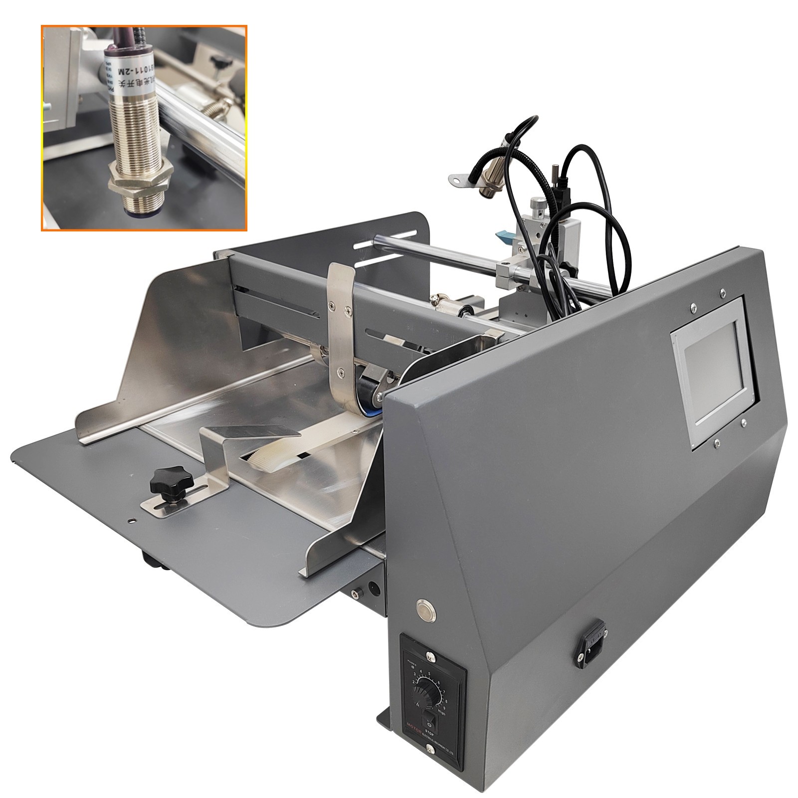 220V Auto Paging and Inkjet Printing Integrated Machine w/Photoelectric Sensor