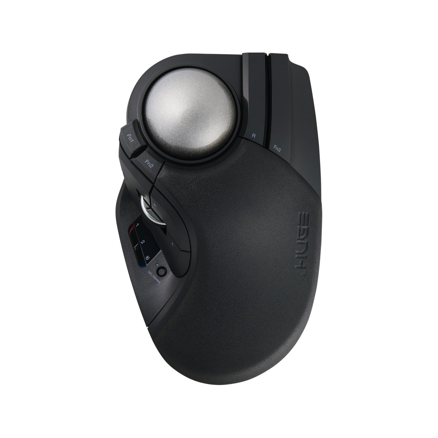 ELECOM Huge Plus Wireless Trackball Mouse, Ergonomic 52mm Large Ball, Multi-C...