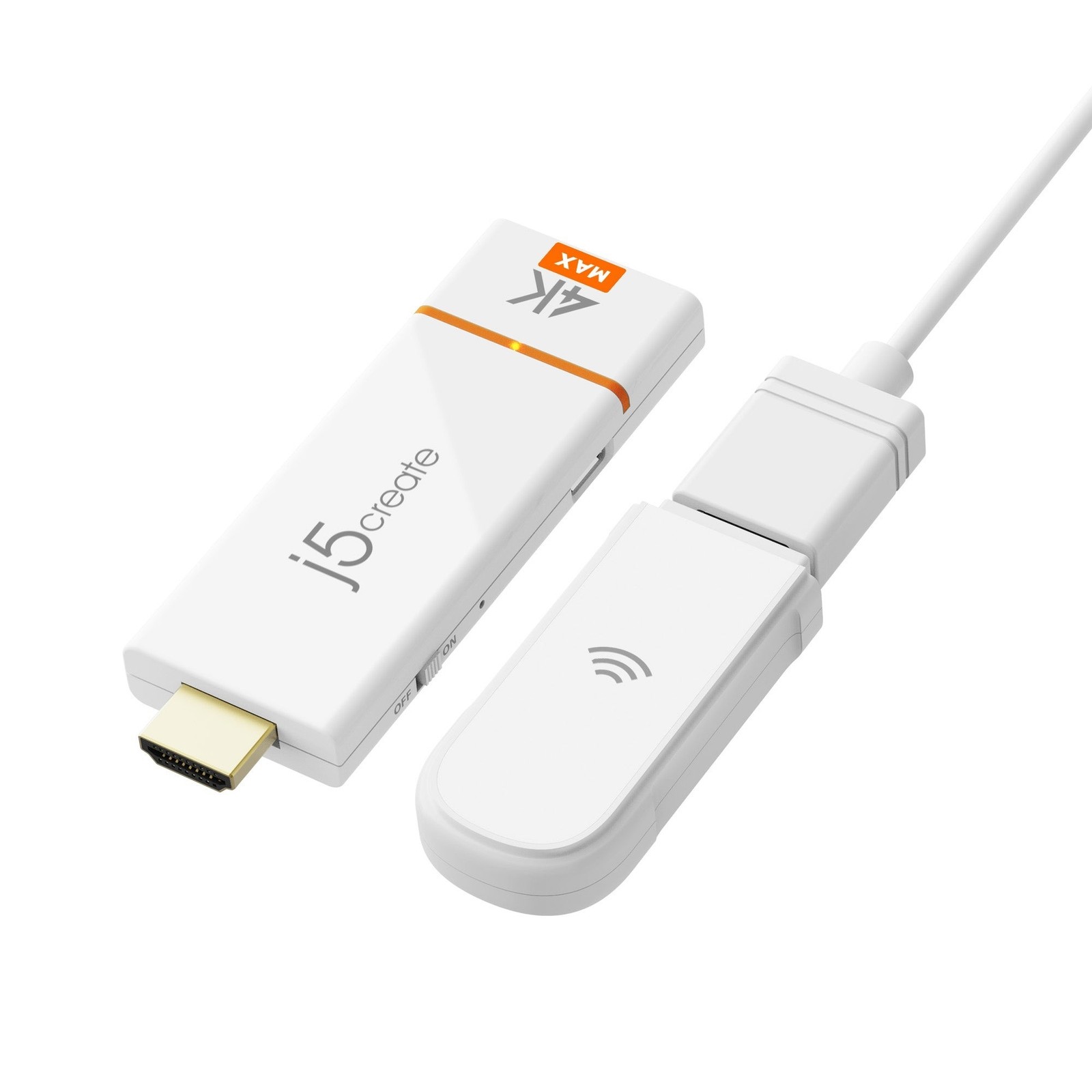 J5CREATE JVAW76MAX ScreenCast 4K Max Wireless H-DMI Display Adapter