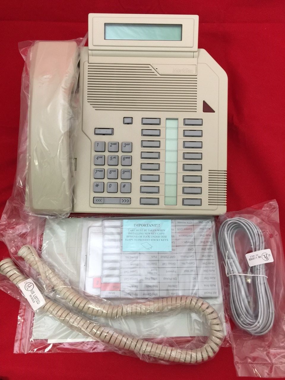 Nortel Meridian M2616 Display Phone - ASH - Excellent Condition 