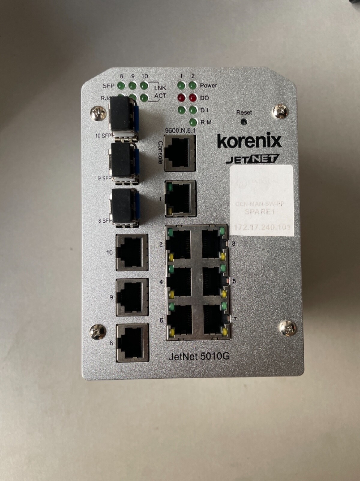 JETNET 5010G | Korenix | Ethernet Switch, 10 Ports, Industrial