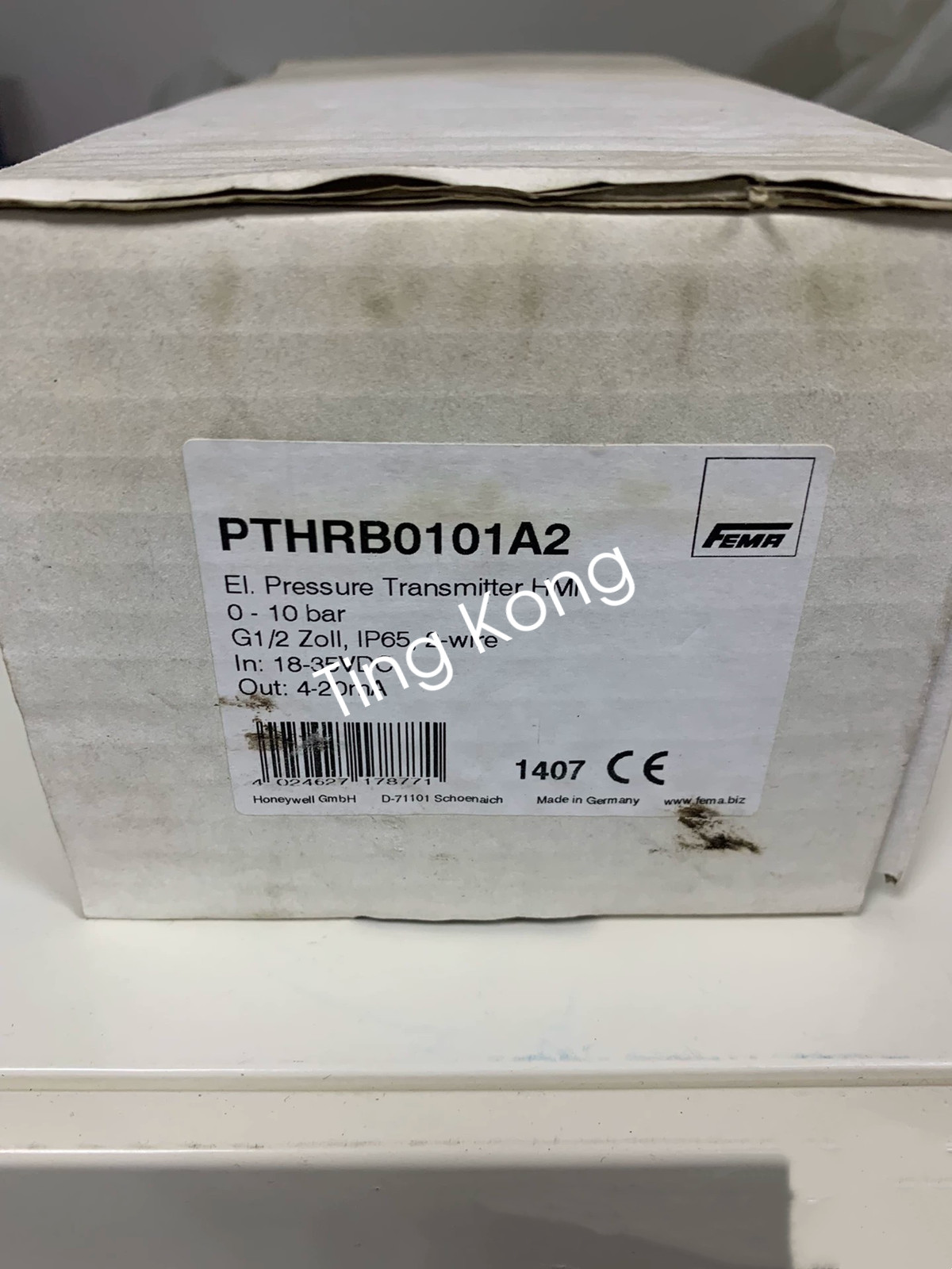 1PC Brand New FEMA PTHRB0101A2 Pressure Switch via FedEx or DHL