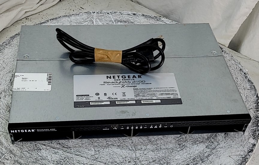 Netgear ReadyNAS 2100 RNRX4410-100NAS Network Storage SEE NOTES