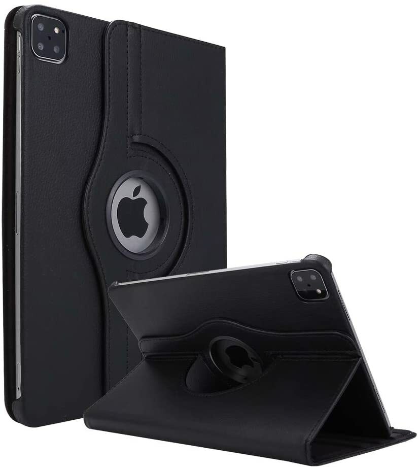 iPad Pro 12.9" 4th Generation (2020) PU Leather Case Cover with 360 Rotate Stand