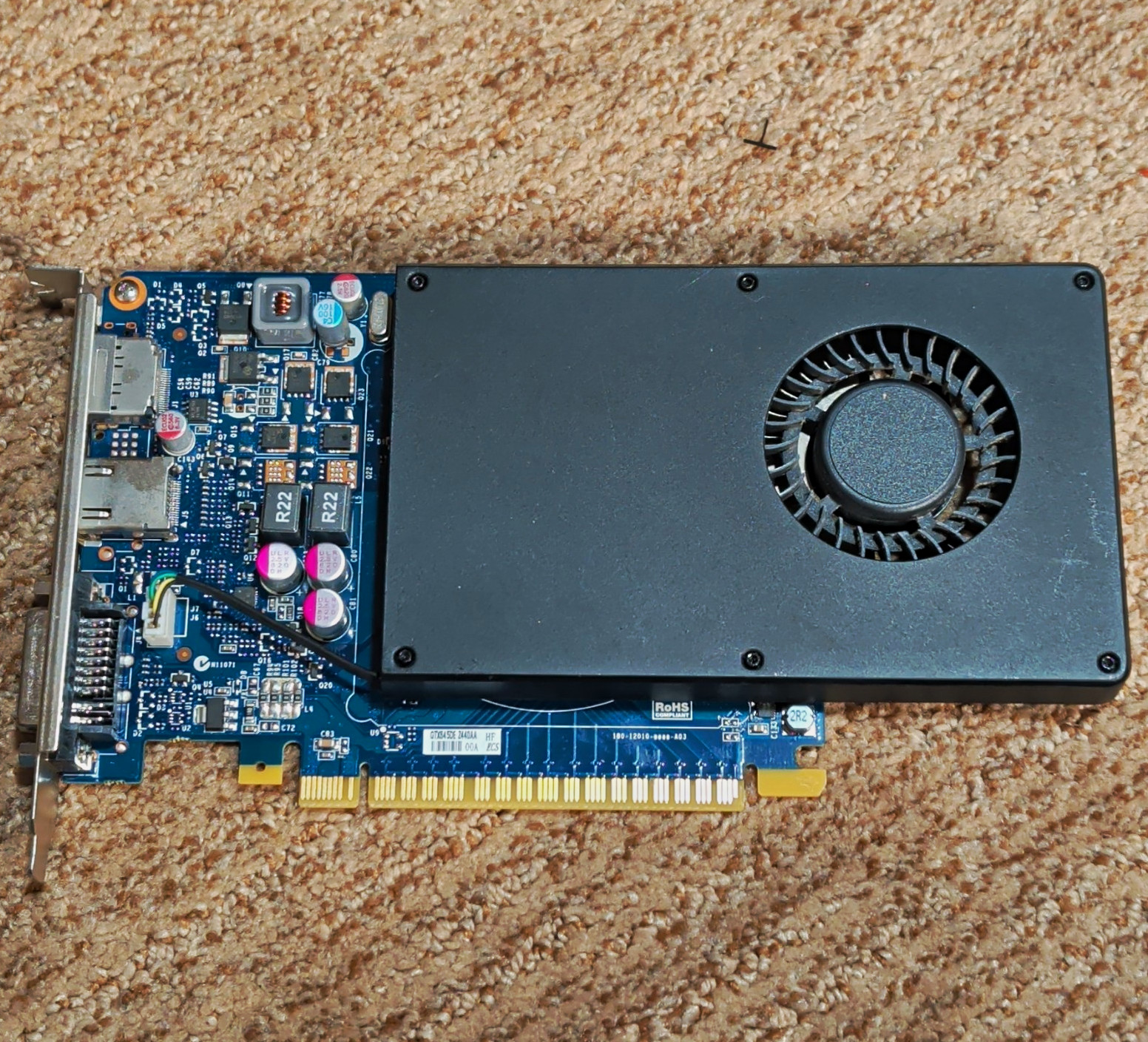 ECS NVIDIA GeForce GTX 645 PCIe x16 Graphics Card HDMI DP DVI Multi Monitor