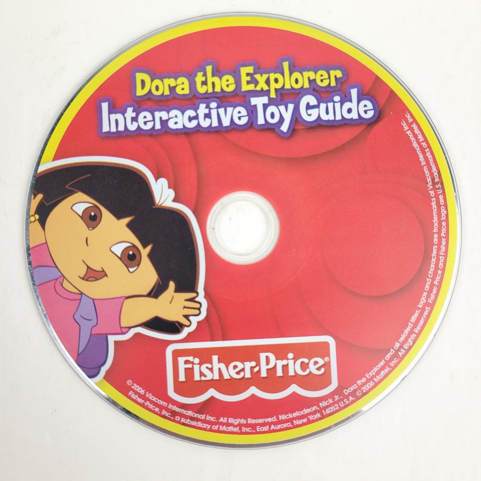 Dora the Explorer Interactive Toy Guide Fisher-Price 2006 CD-Rom Windows