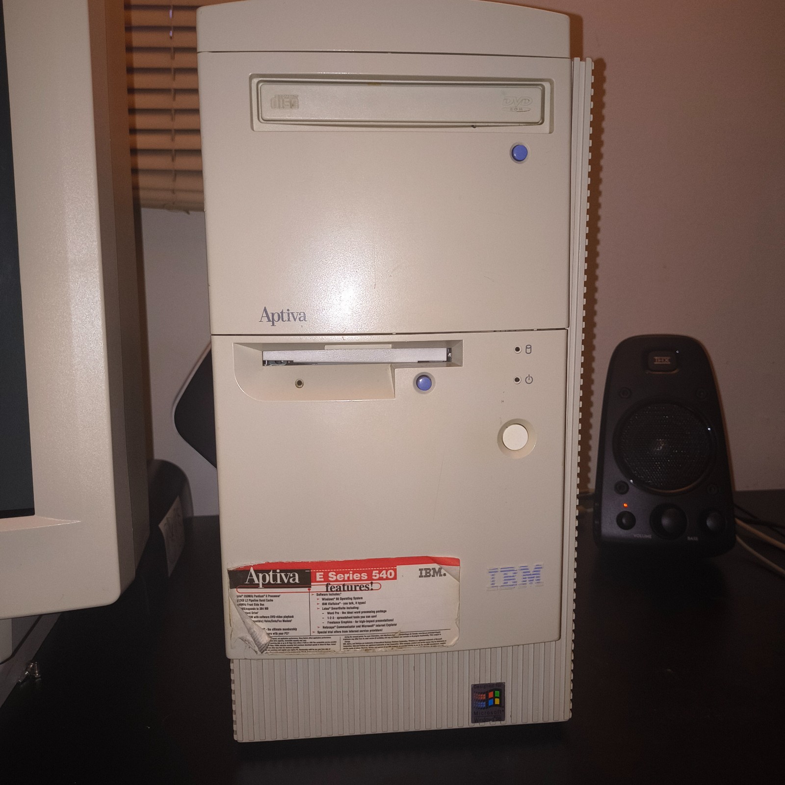 IBM Aptiva E Series 540 P2 350 128MB Ram With OS loaded (Tower only) 