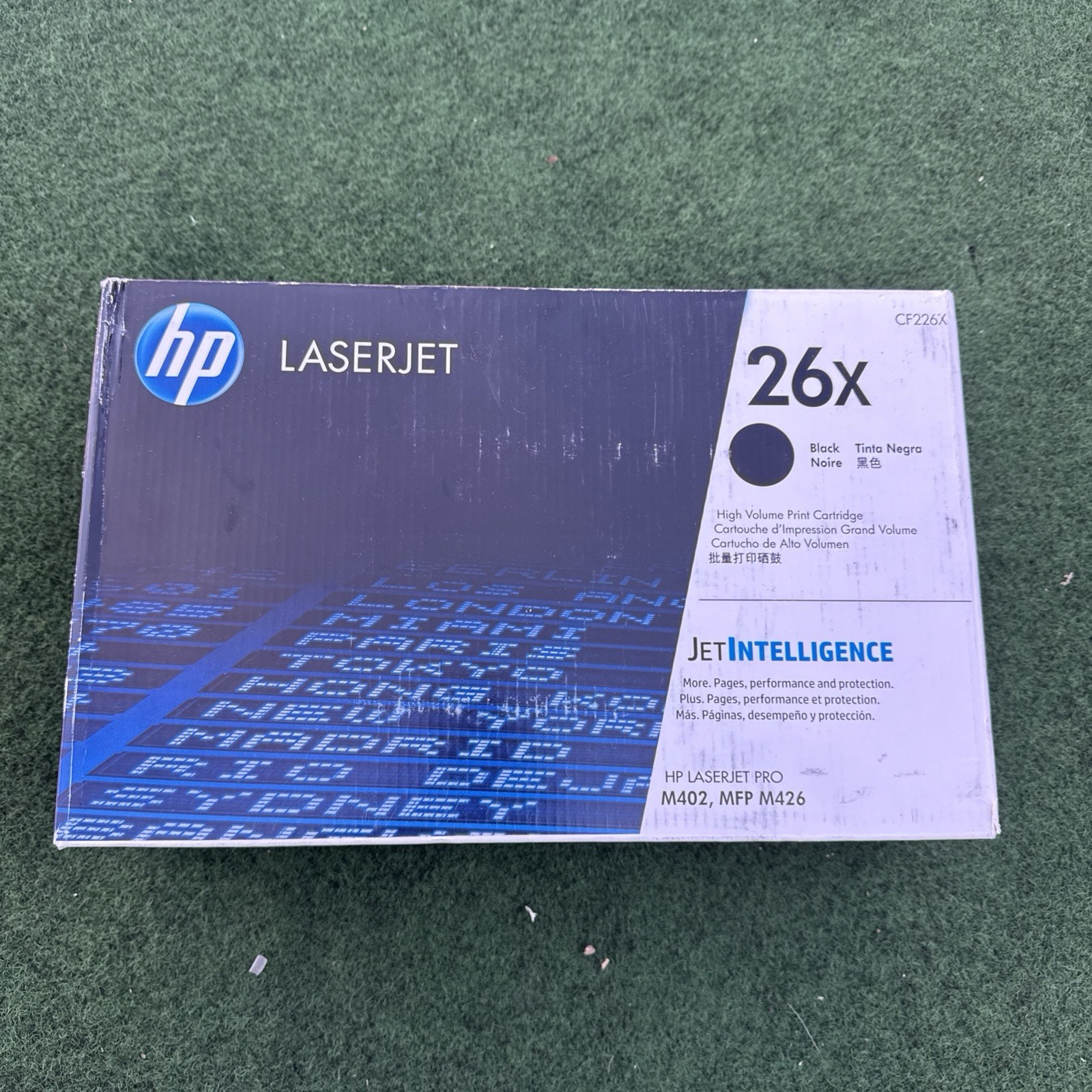 Brand New HP 26X High Yield LaserJet Toner Cartridge Black CF226XC