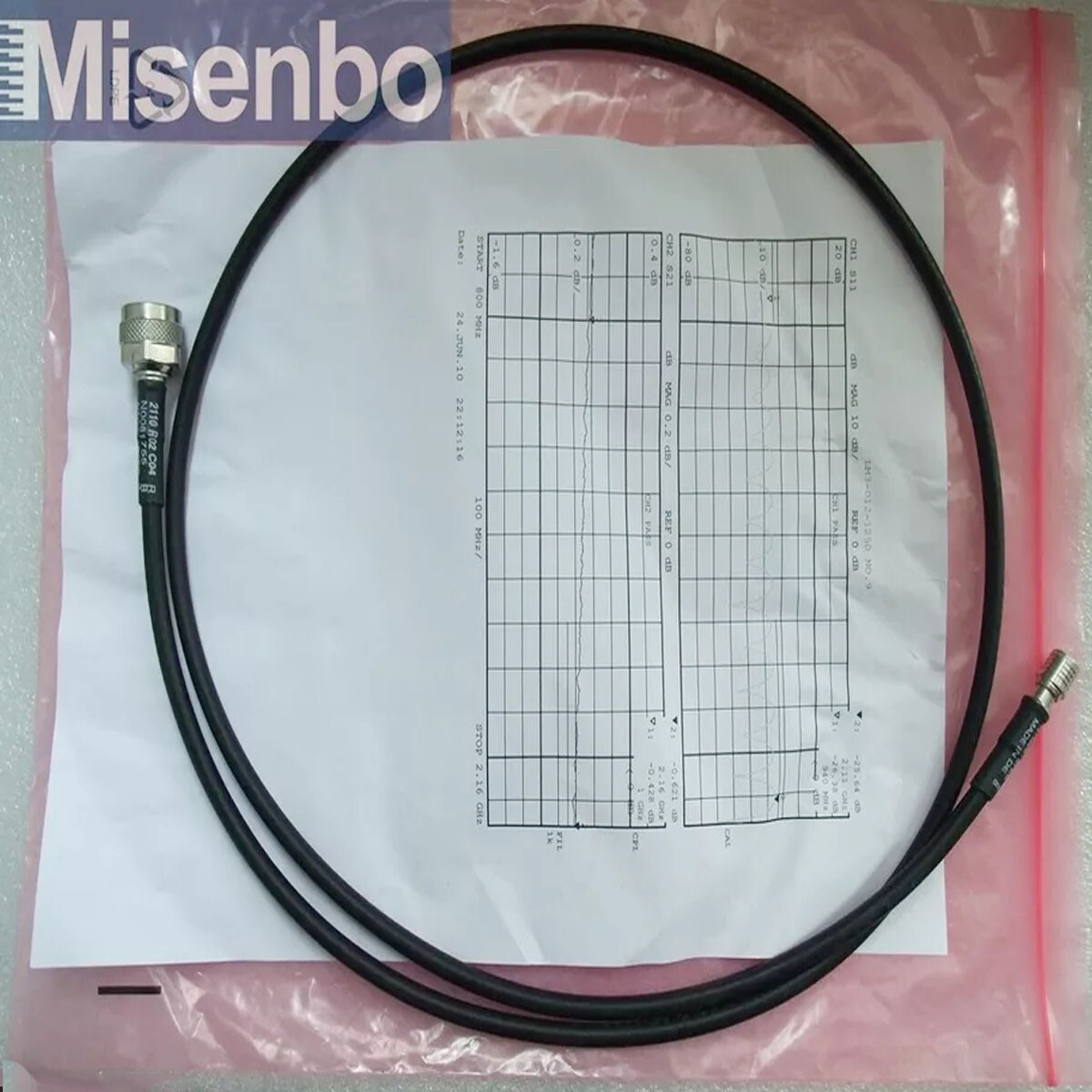 1PC New Rosenberger RF Cable QMA to N NTGZ8167E6 N0081755
