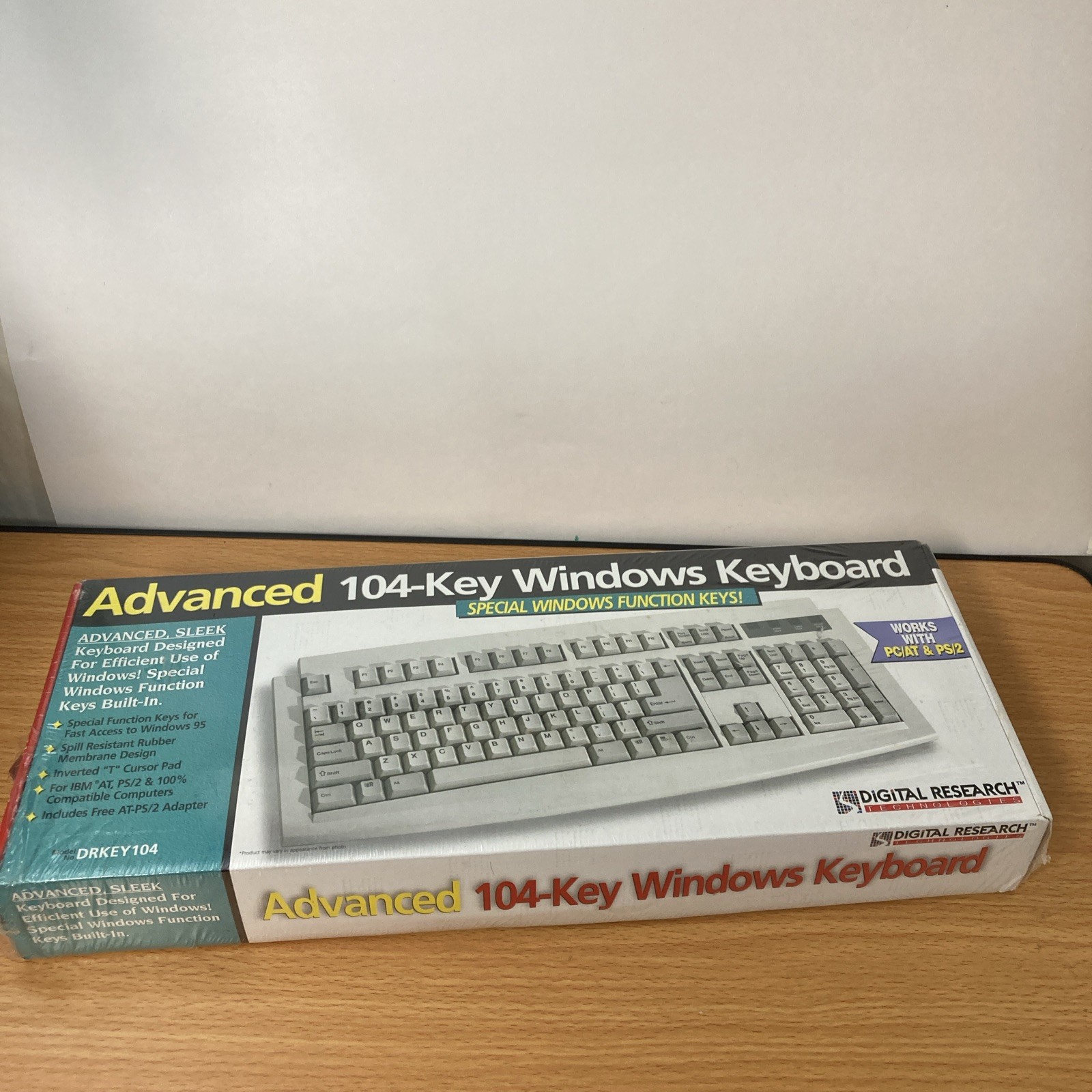 Advanced 104-Key Windows Keyboard DRKEY104 NEW Sealed