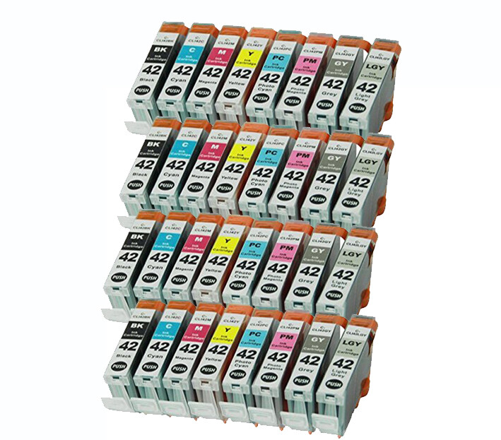 32PK Replacement Print Ink Value Pack for CLI-42 Canon Pixma Pro-100 