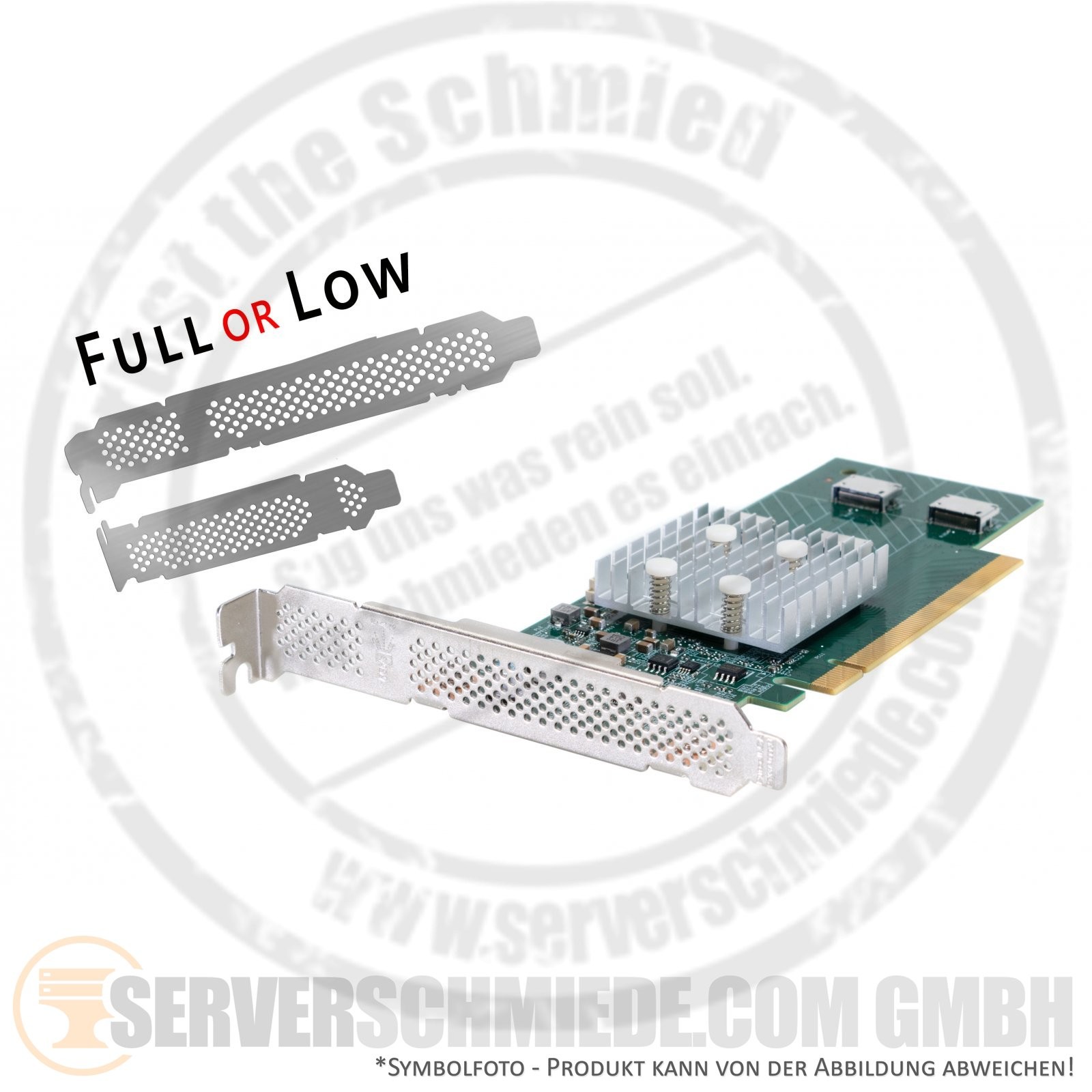 Fujitsu Retimer Card 4x4 PCIe 16x 4x OCULink PCIe SFF-8611 for PCIe SSD A3C40202