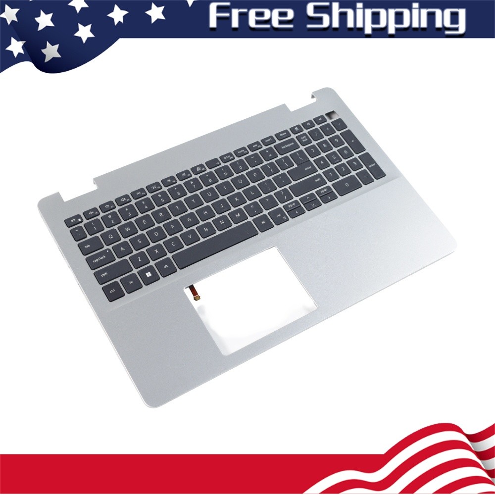 For Dell Inspiron 5593 Palmrest Keyboard Backlit V5JHC 0V5JHC Silver NEW