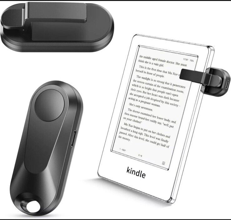 K2 RF Remote Control Page Turner for Kindle Paperwhite Accessories Ipad Reading