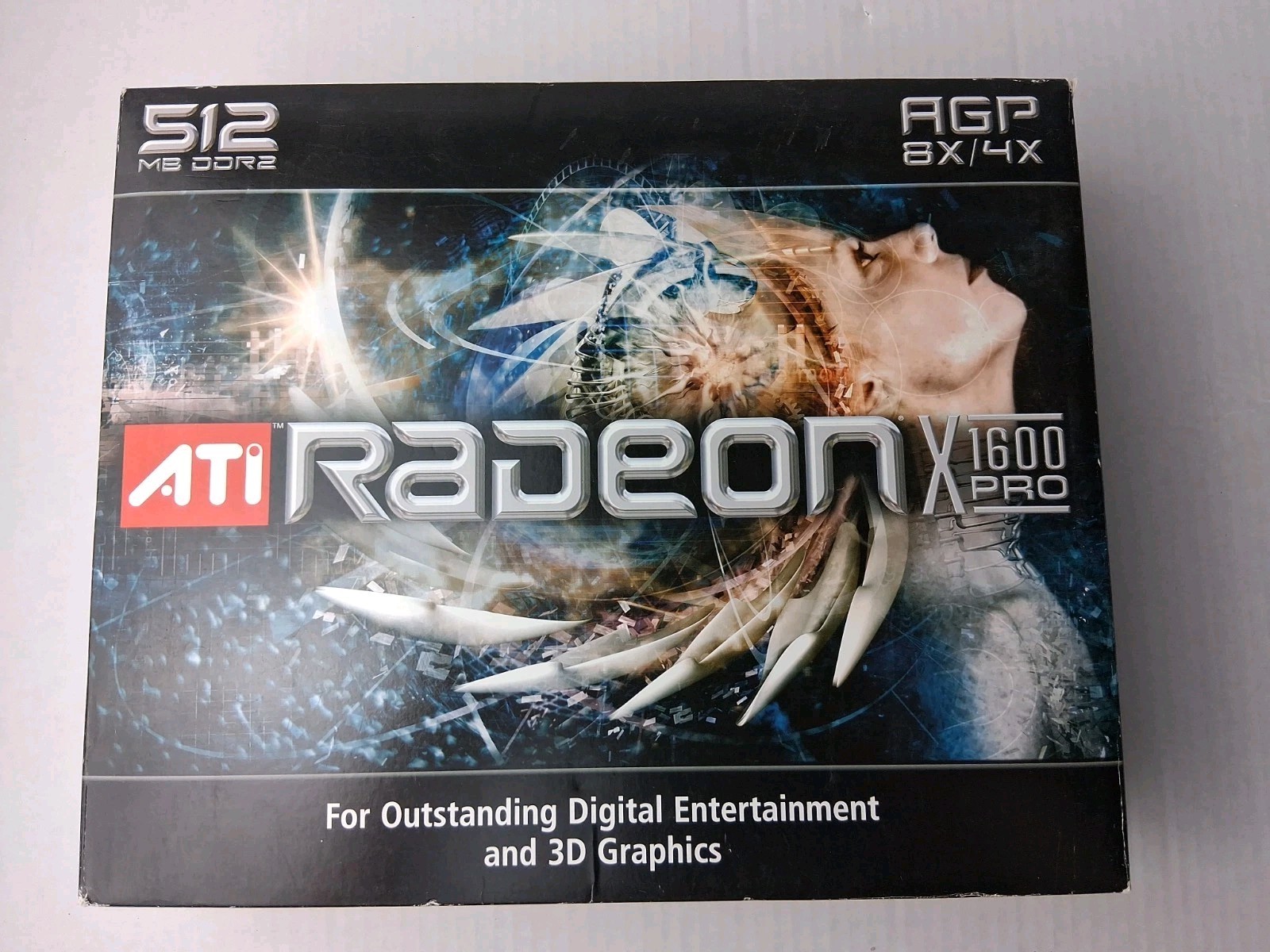 ATI Radeon X1600 Pro 512MB DDR2 AGP 8X/4X GPU Graphics Card in Original Box