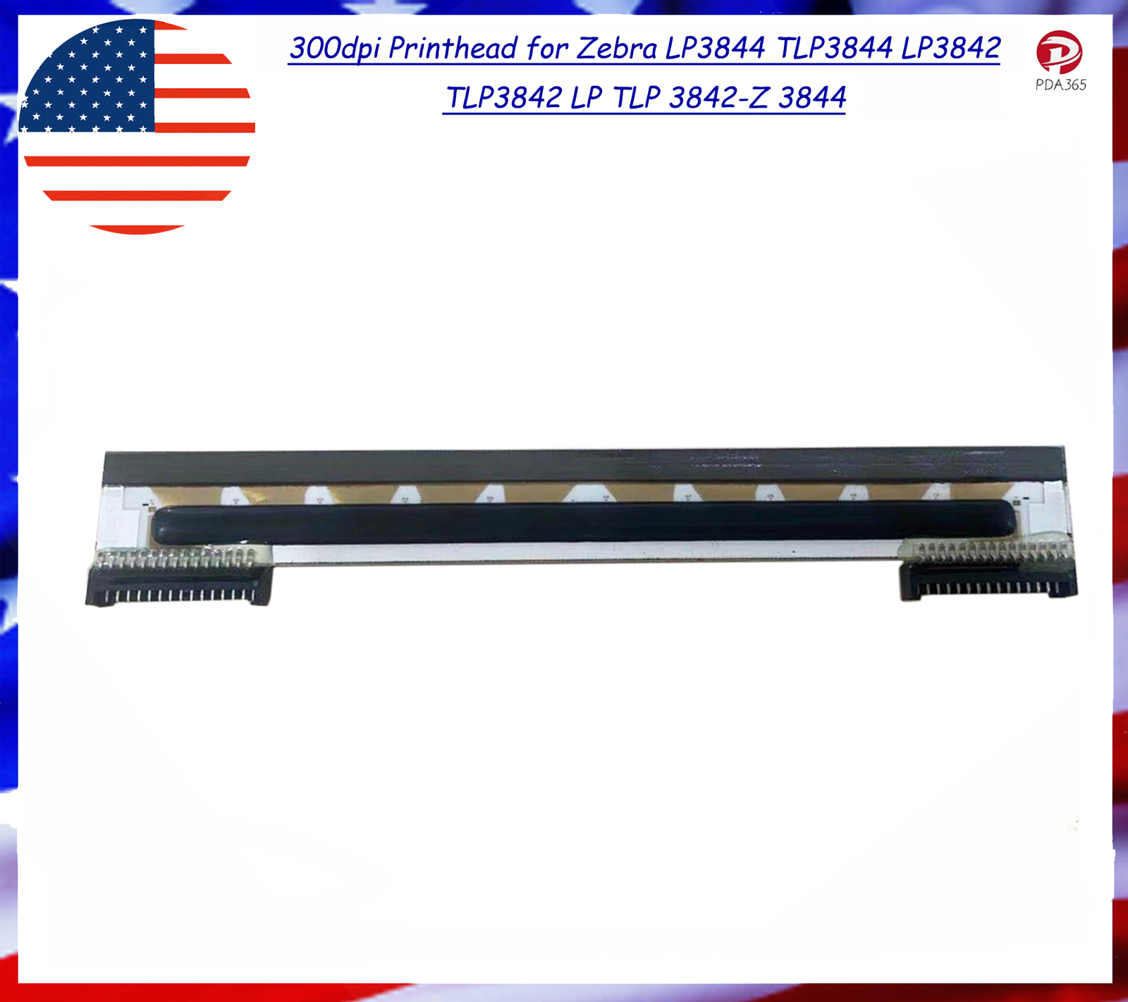 300dpi Printhead for Zebra LP3844 TLP3844 LP3842 TLP3842 LP TLP 3842-Z 3844