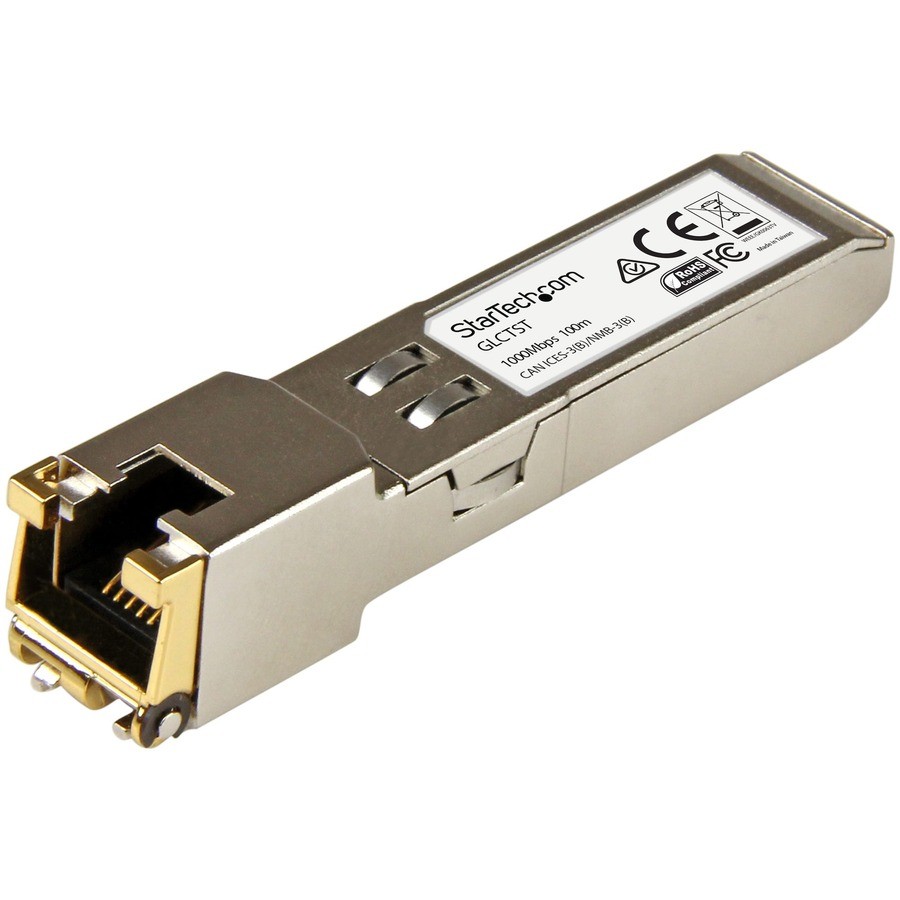 StarTech Cisco GLC-T Compatible SFP Module - 1000BASE-T - 1GE Gigabit Ethernet