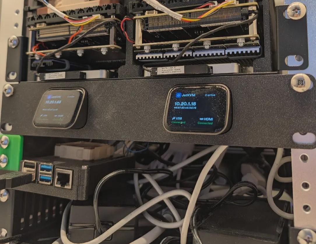 JetKVM 10-Inch Rack Mount | 1, 2, or 3 Slot Mini Rack Mount | Homelab Server Man
