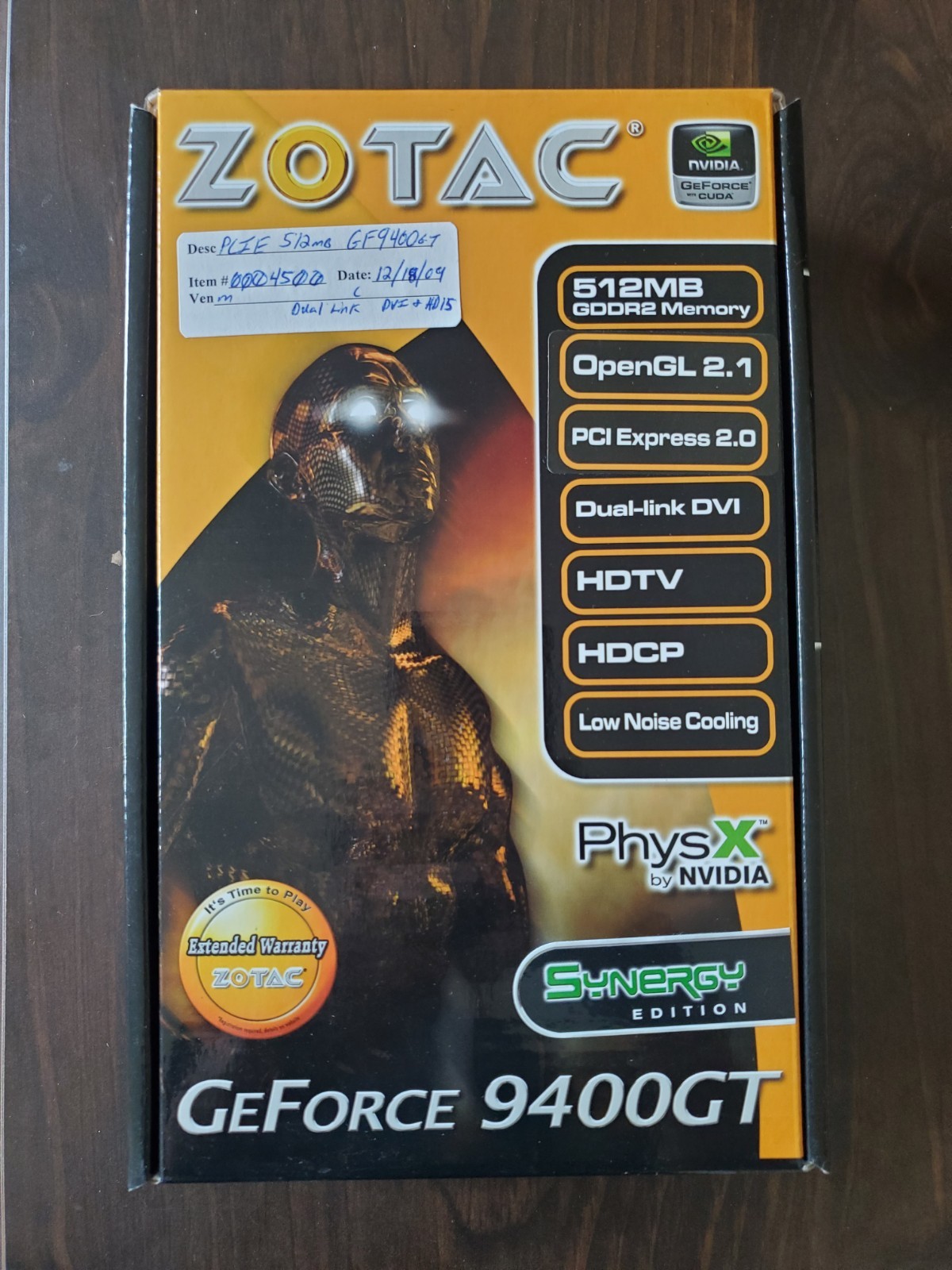 Zotac GeForce 9400gt 512MB RAM