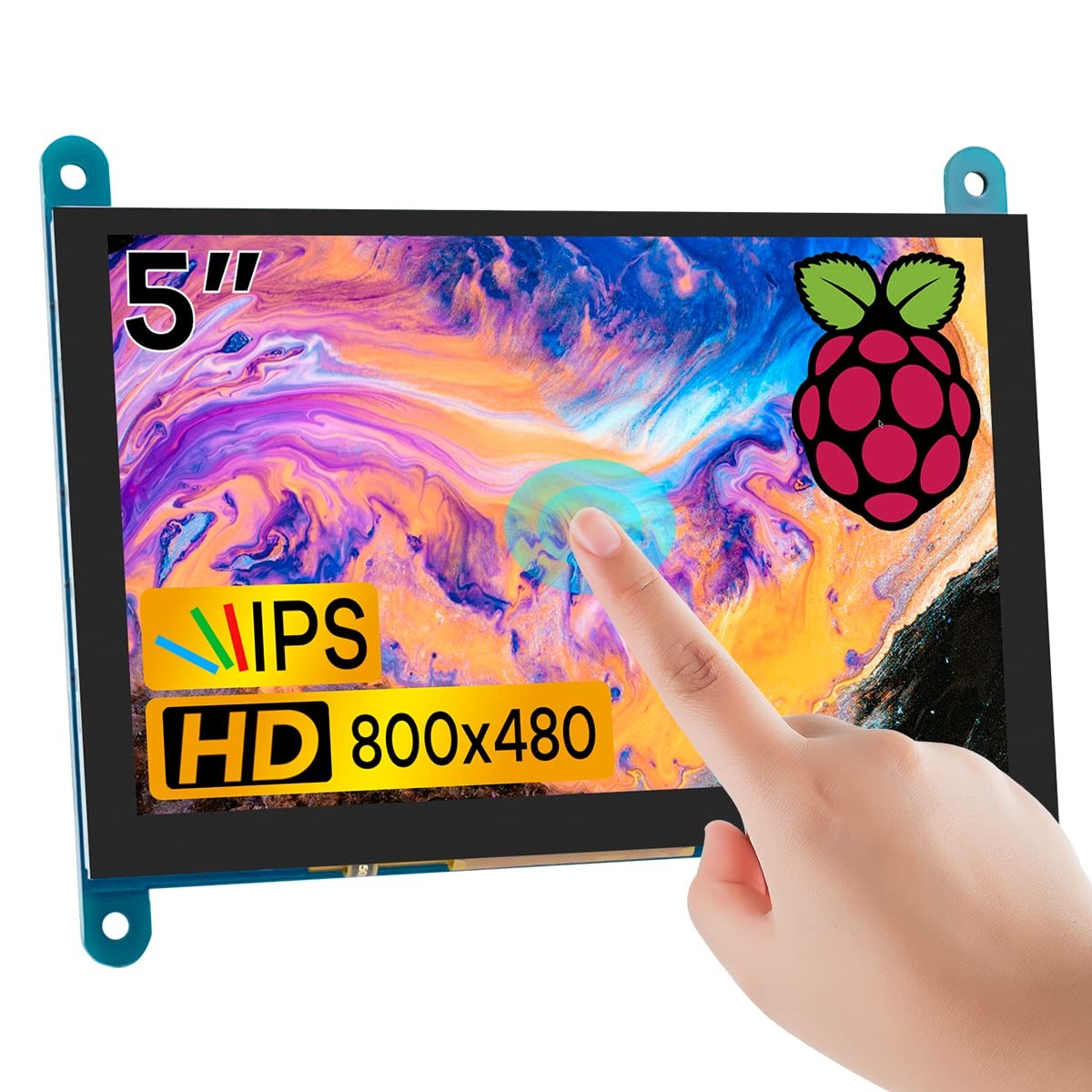 5 Inch IPS LCD Touch Screen Display Panel 800×480 HDMI Monitor