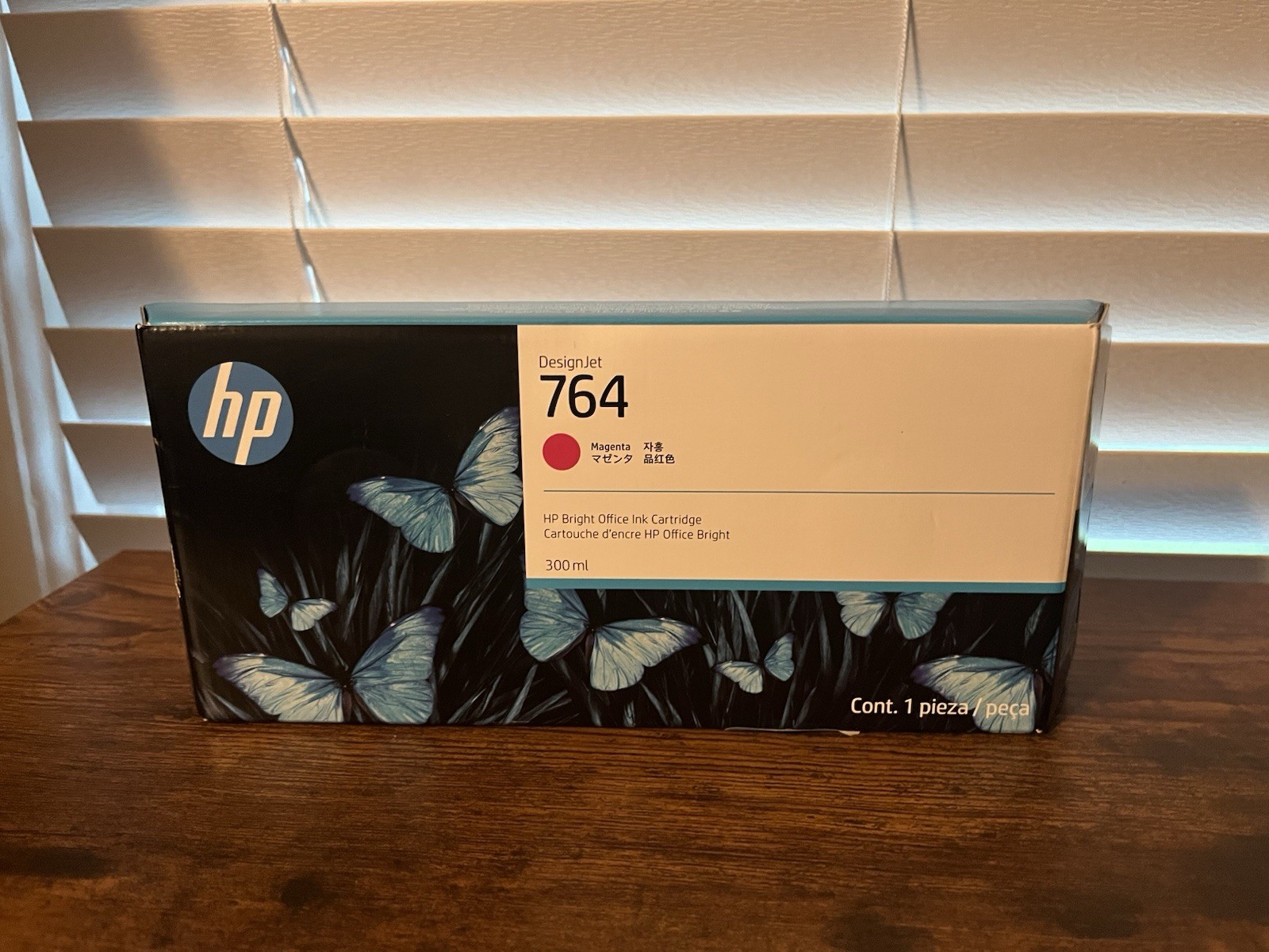 HP 764 Magenta 300 ml DesignJet Ink Cartridge C1Q14A Exp. May 2026