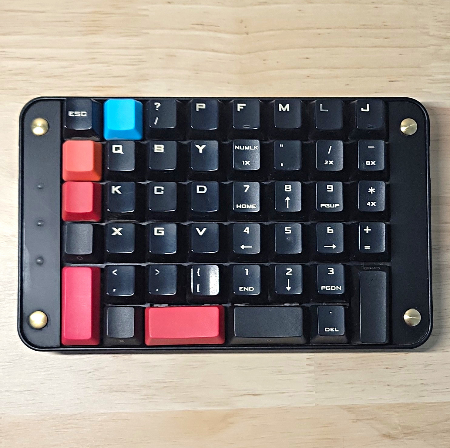 Koolertron Programmable Mechanical Macro Keypad Wired QWERTY English Black