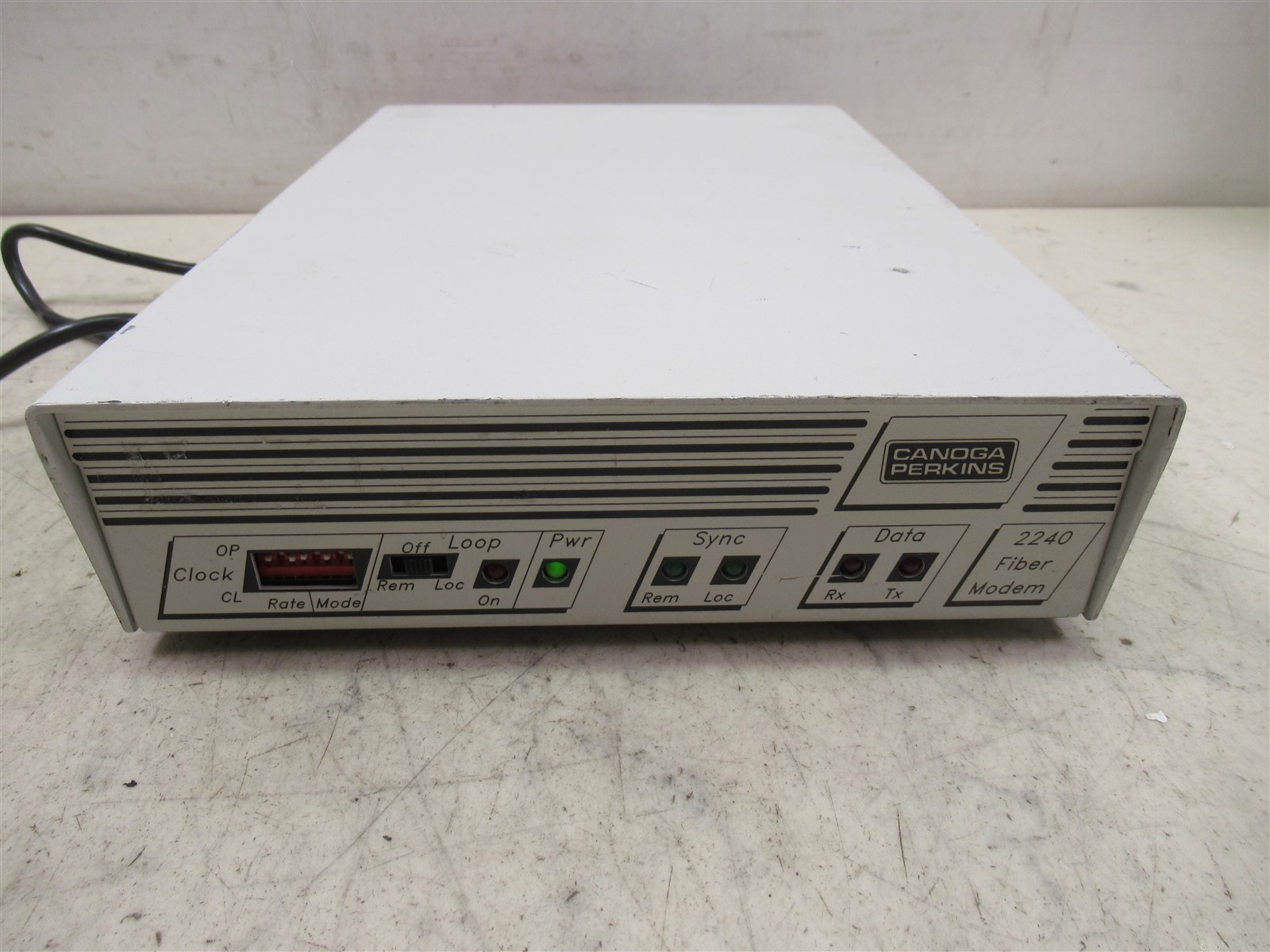 Canoga Perkins Model 2240 Universal Fiber Optic Modem Standalone Networking