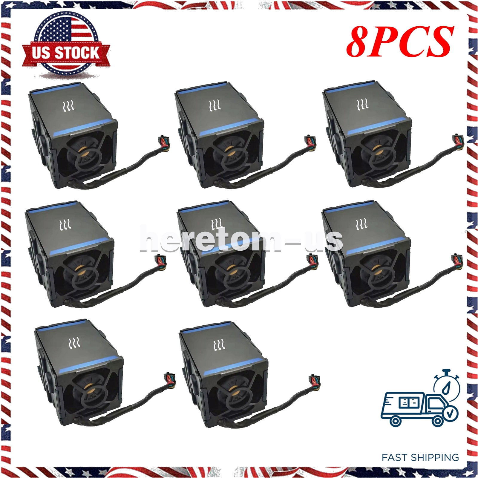 8PCS New For HP ProLiant DL160 G8 Gen8 Cooling Fan 663120-001 677059-001
