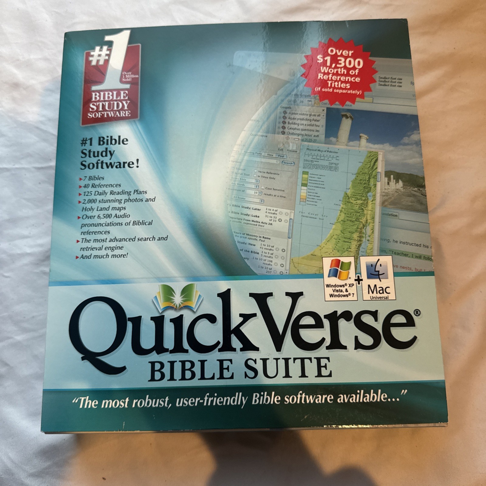 QuickVerse Bible Suite Study Software Windows/Mac PC Sealed
