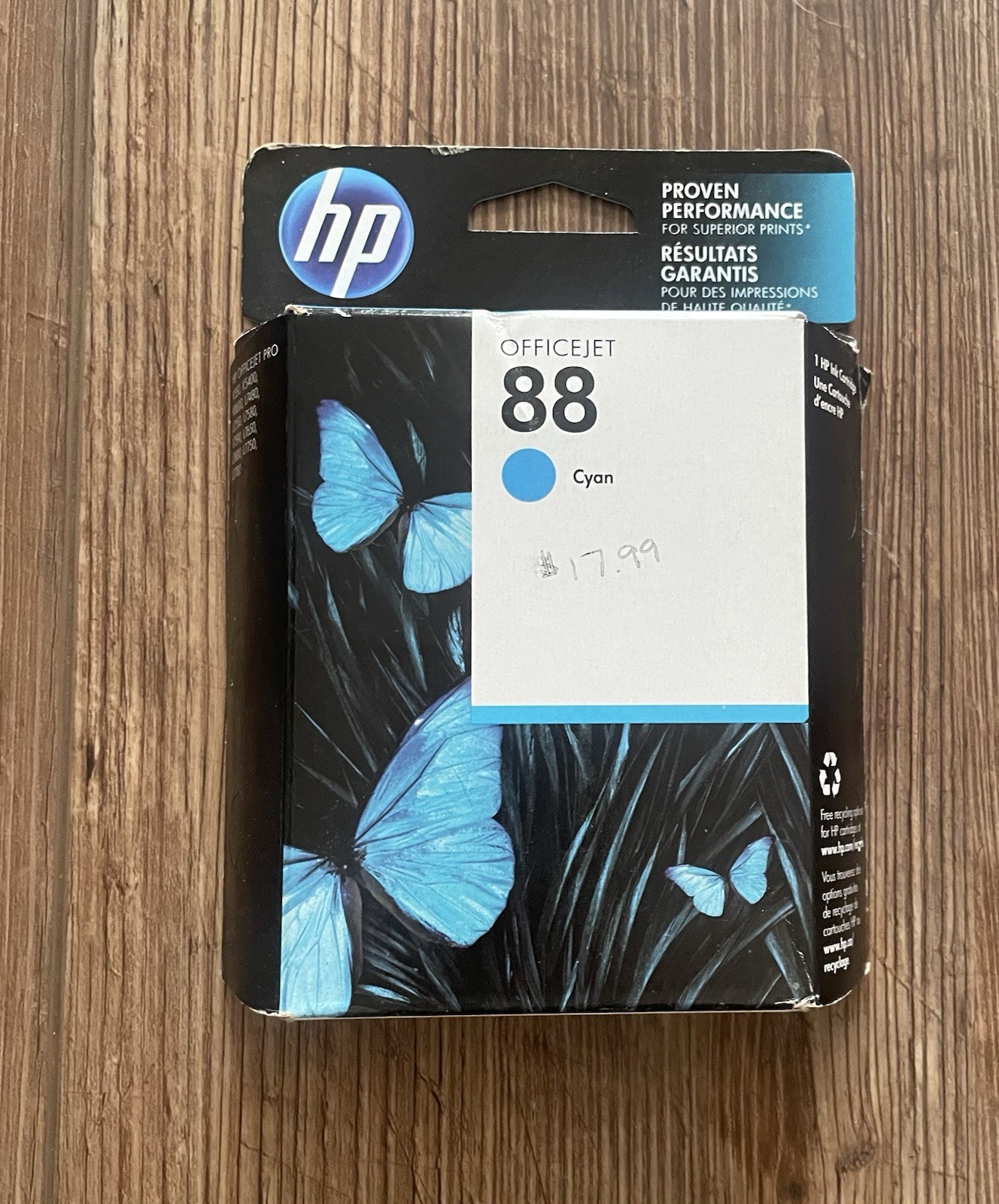 Hp Office jet 88 Cyan Ink Cartridge