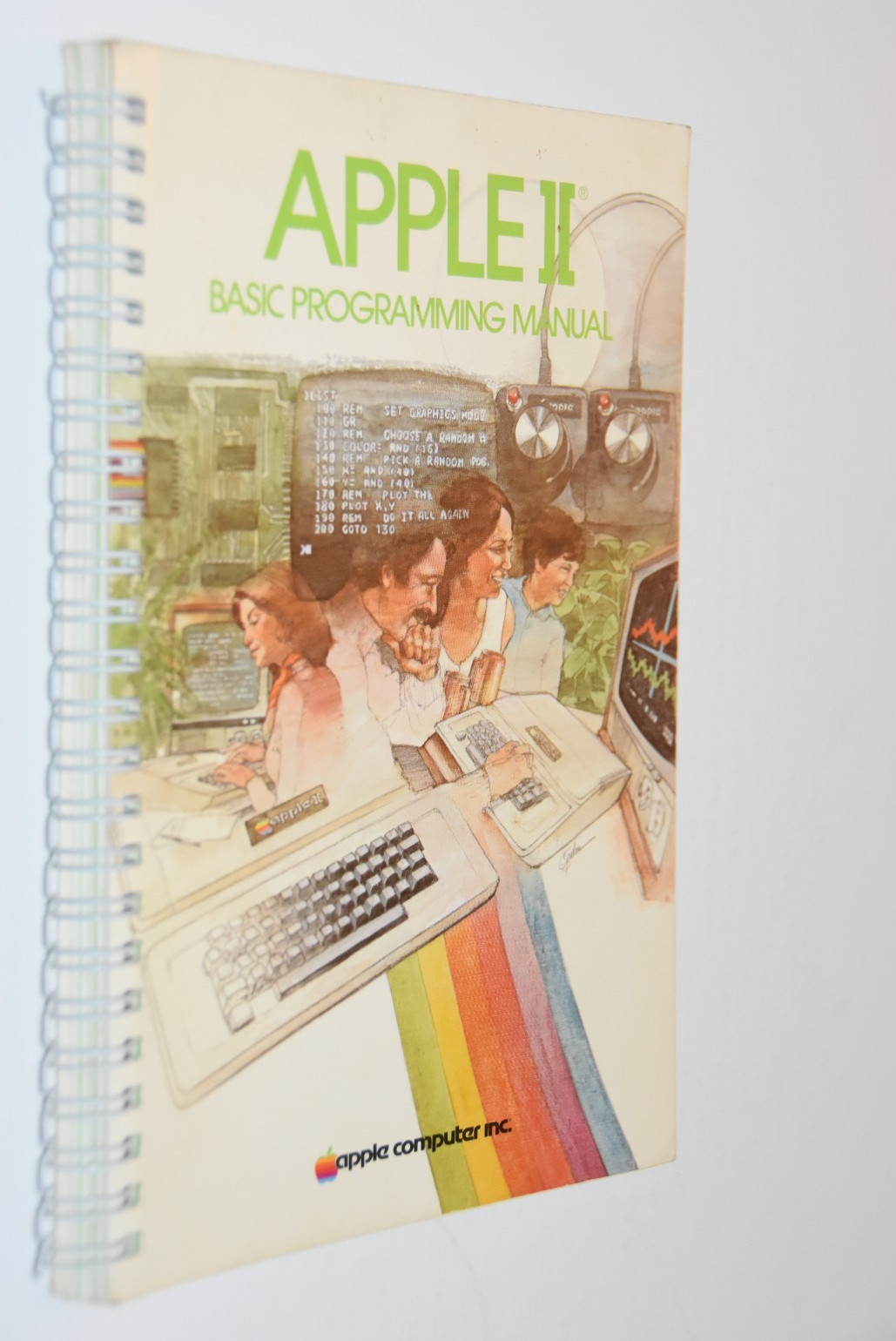 vintage 1978 Apple II Personal Computer Basic Programming Manual A2L0005X book