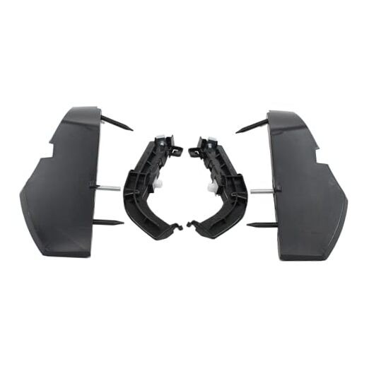 4Pcs Front Left and Right Side Bumper Support Brackets Cover Retainer Mount