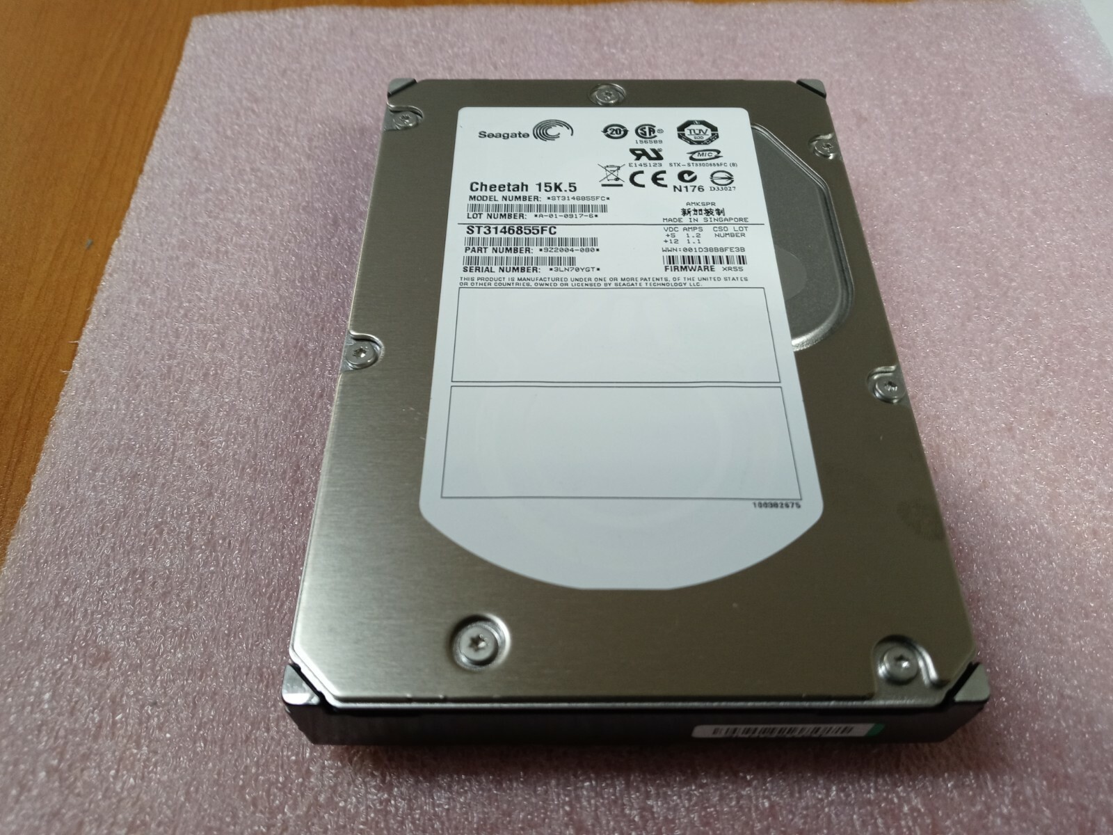 Seagate Cheetah ST3146855FC 15K.5 146Gb  with 30 day warranty