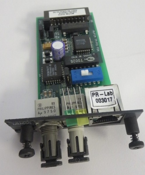 IMC Networks McPIM TP/FO (FDX) Ethernet Media Converter Module 55-12926TB